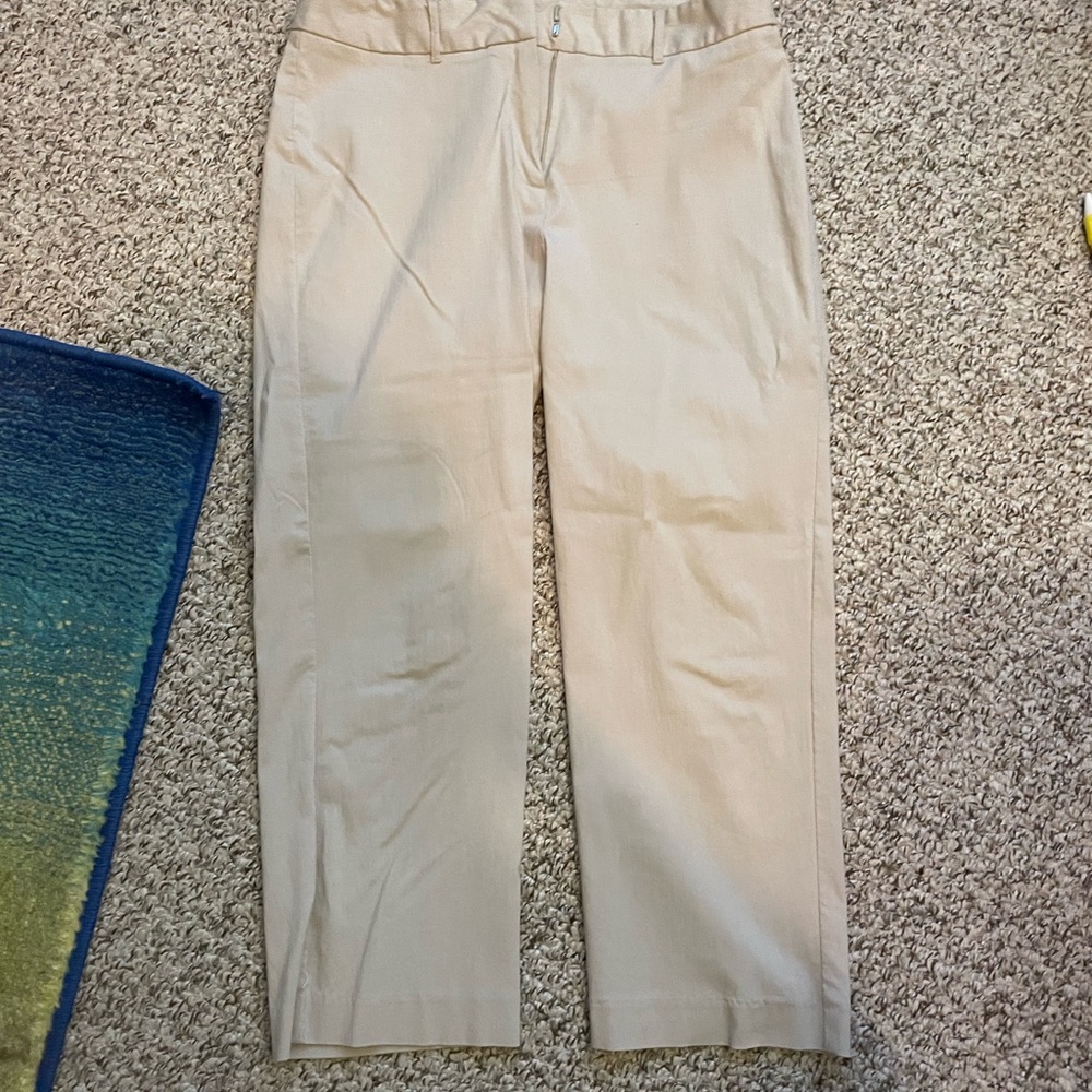 Amanda Vinci Capri Pants - Size 9/10 - EUC - Khaki / Tan